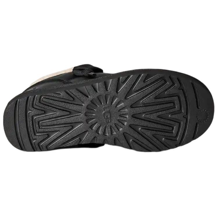 UGG Lowmel Leather Low top Casual Shoes Women's Black 1171537-BLK