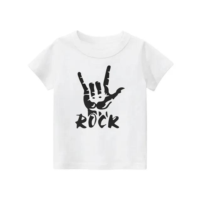 Rock Style Men Women Short Sleeve T Shirt Fashion Print Brand Tshirt Summer Classic Cotton T-Shirt Male Female Clothes Tees Tops