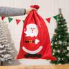 5/10pcs/lot Christmas Decorations Candy Bags Santa Claus Gift Box Drawstring Bag Non-woven Embroidery Fabric for Festival Props