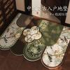 New Chinese-Style Door Floor Mat, Dirt-Resistant And Wear-Resistant Silk Ring Floor Mat Can Be Cut, And The Door Scraping Mud Foot Pad Rubs The Land .