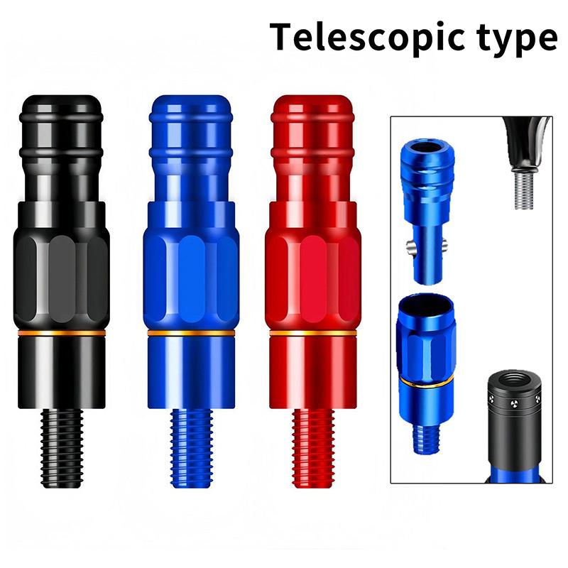 1Pcs Anti-Rotation Fish Landing Net Screw Landing Net Head Adapter Prevent Fish Running Fishing Landing Harpoon Fishing Parts