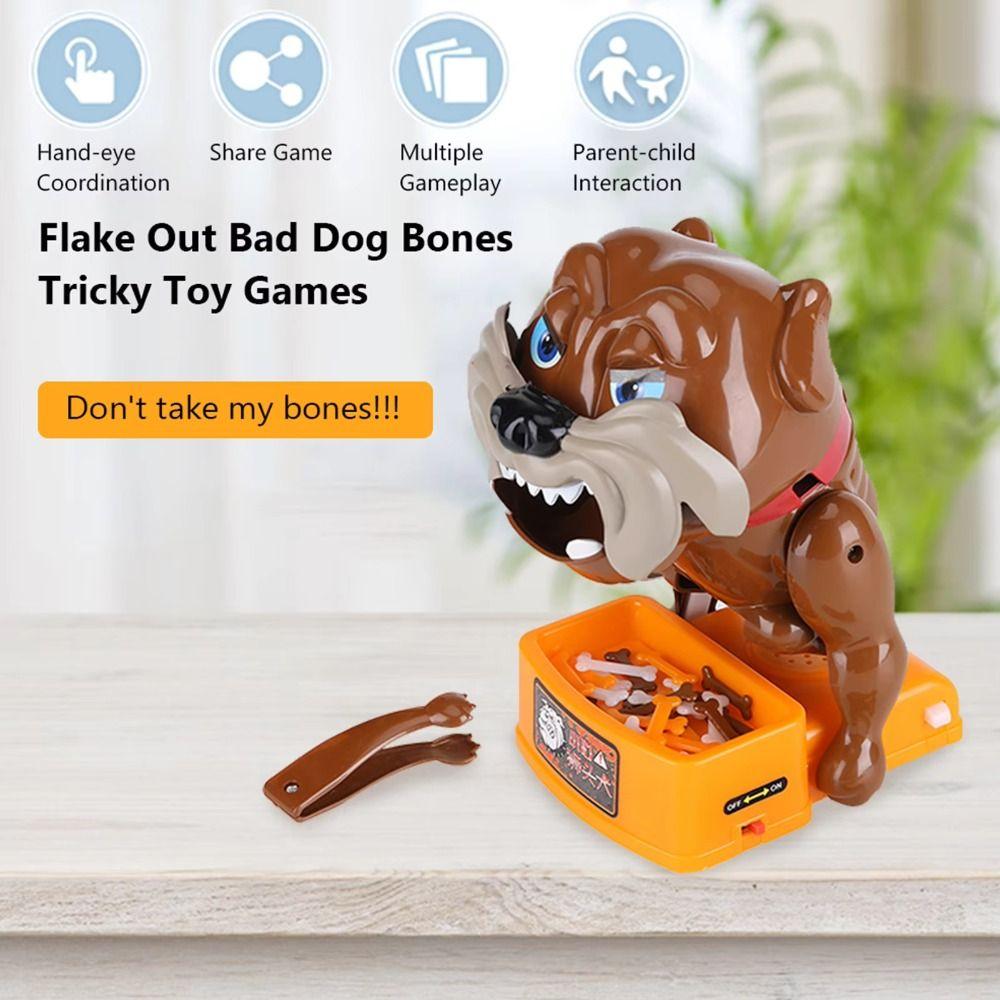 Plastics Flake Out Bad Dog Games Multifunctional Finger Bite Scary Game  Kids Toddlers