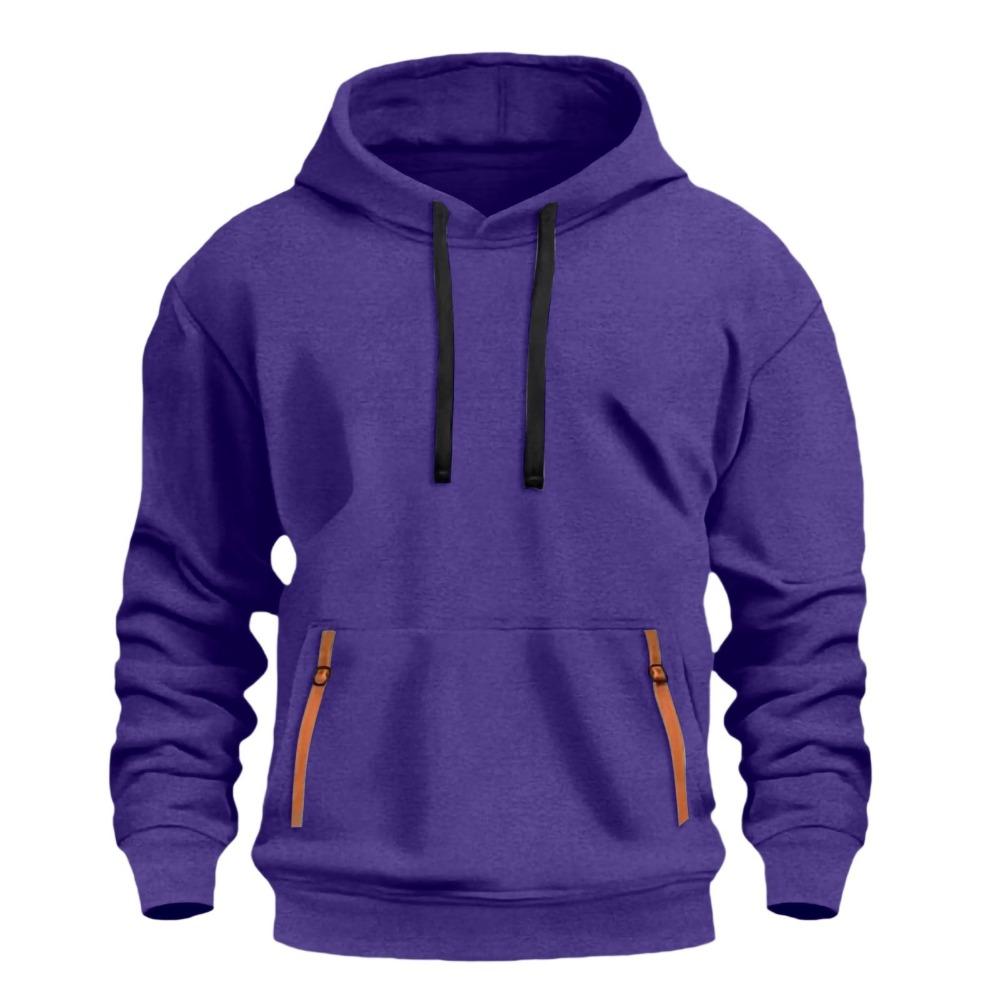 New Men's Ribbon Sweatshirt Sportswear Y2K Zipper Sweatshirt Fleece Hooded Casual Sweatshirt Fashion Innovation Trend