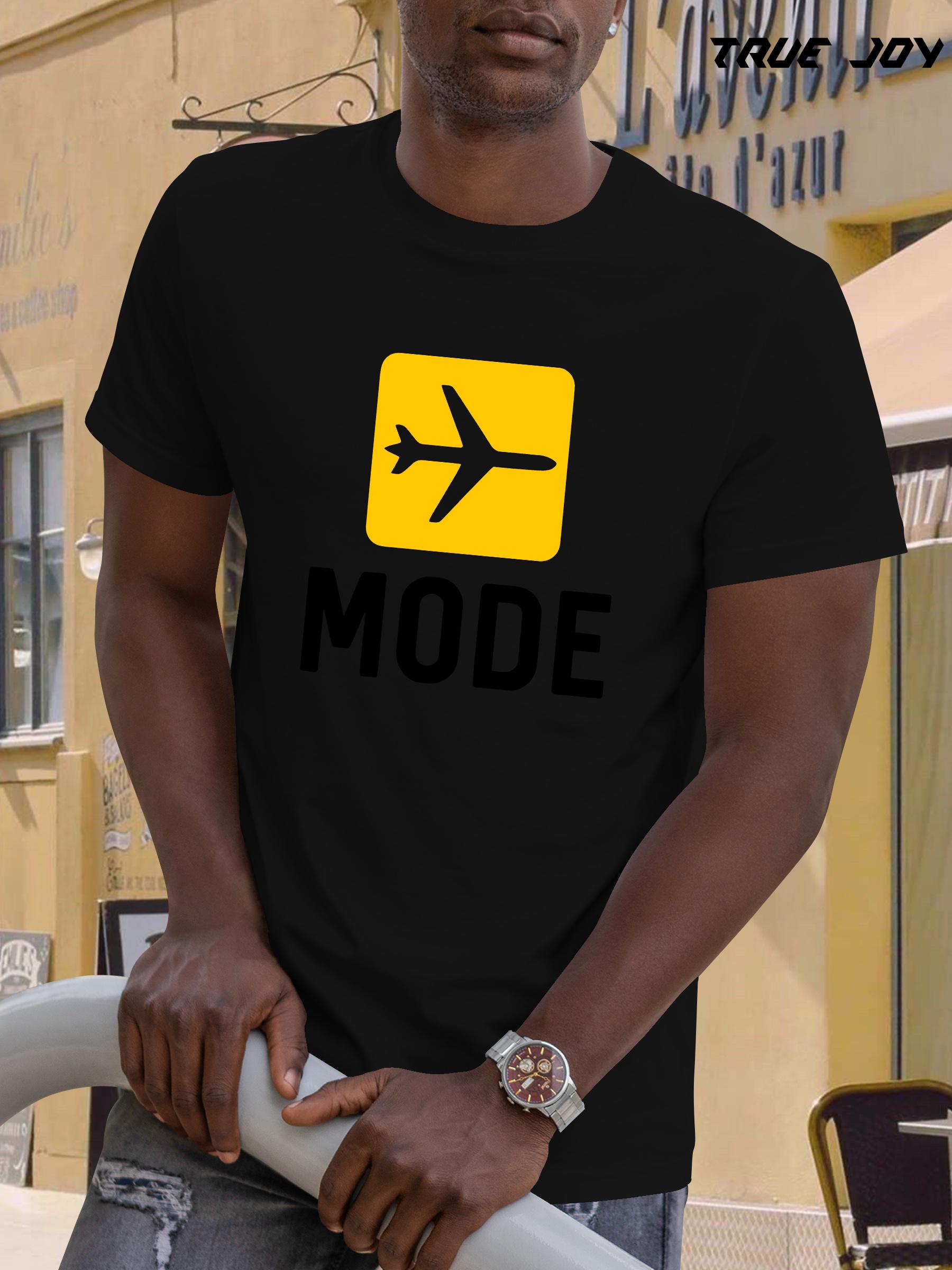 

Mode Airplane Graphic T-shirt - Breathable Quick-Dry XXXXL