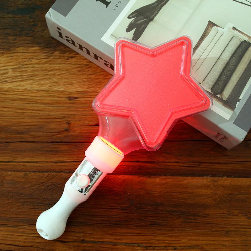 1-10pcs Kpop Lightstick Fluorescent Stick Concert Pentagram Glow Stick Handheld Flashing Rod Idol Idol Support Rods