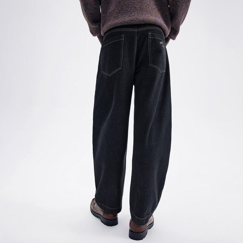 NVG·YOUNG Men's Wide-Leg Cargo Jeans