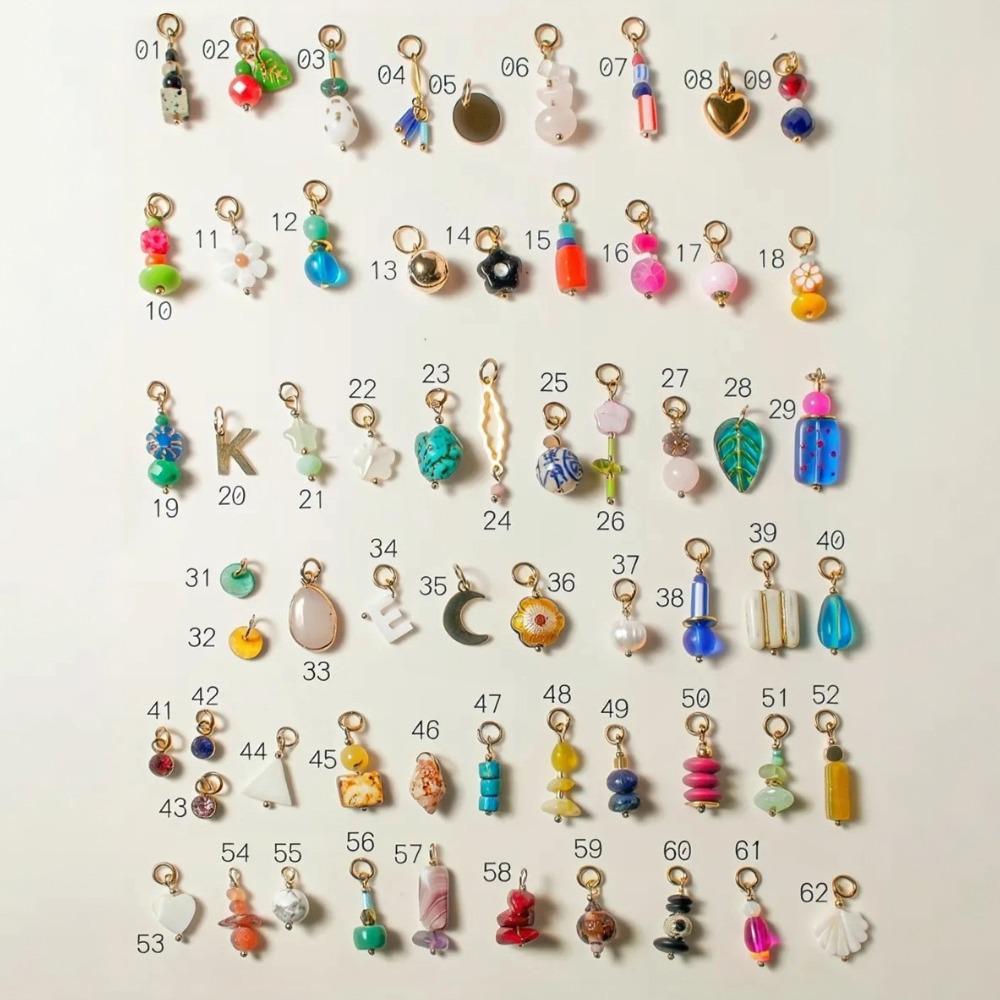 18K Gold Edelstahl Grenzüberschreitendes Anhänger: DIY-Serie nach Maß für Frauen