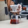 Reusable Pour Over Coffee Dripper Portable Resin Coffee Funnel Filter Cup Easy Manual Coffee Brewing Maker Easy To Use