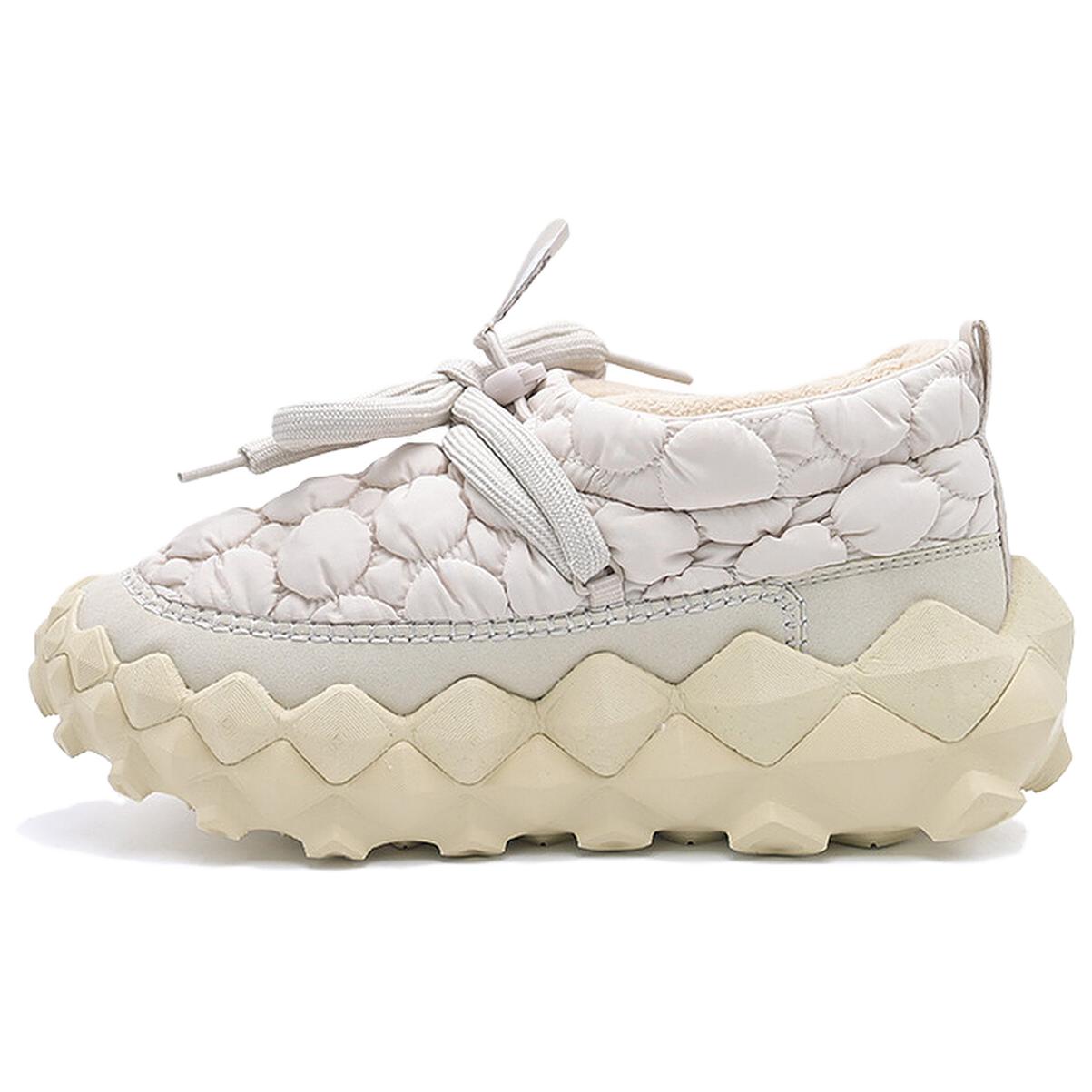 

Li Ning Versatile Comfortable Wear-Resistant Height-Increasing Warm Low-Top Casual Shoes Women Casual Shoes Gray AZGV117-4 38