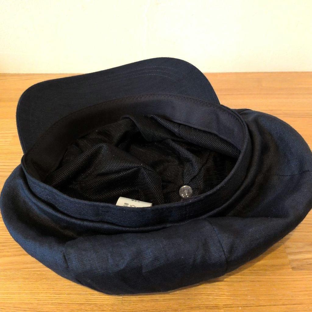 [GEBRAUCHT] Kawabuchi Hutladen Übergröße Leinen Schiebermütze 63cm
