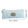 1 Piece Multifunctional Large Capacity School Stationery Bag Cute Stars Pencil Case Mesh Multilayer Pen Bag