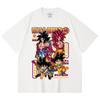 230 Gsm 100% Cotton Dragon Ball V41 Goku SSJ4 Print Unisex Heavy Cotton T Shirt