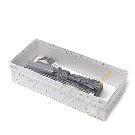 Kimono Haori Cord for Pure Flat Boxed [Stylish Iroha] Men, Men's, Silk, 100% Silk, Braid, Sasanami, (gray)