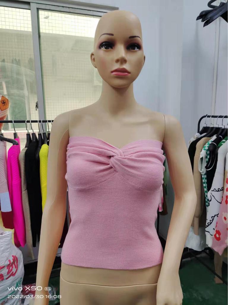 Damen 2024 Trendiges Rückenfreies Stricktanktop – Europäischer & Amerikanischer Stil