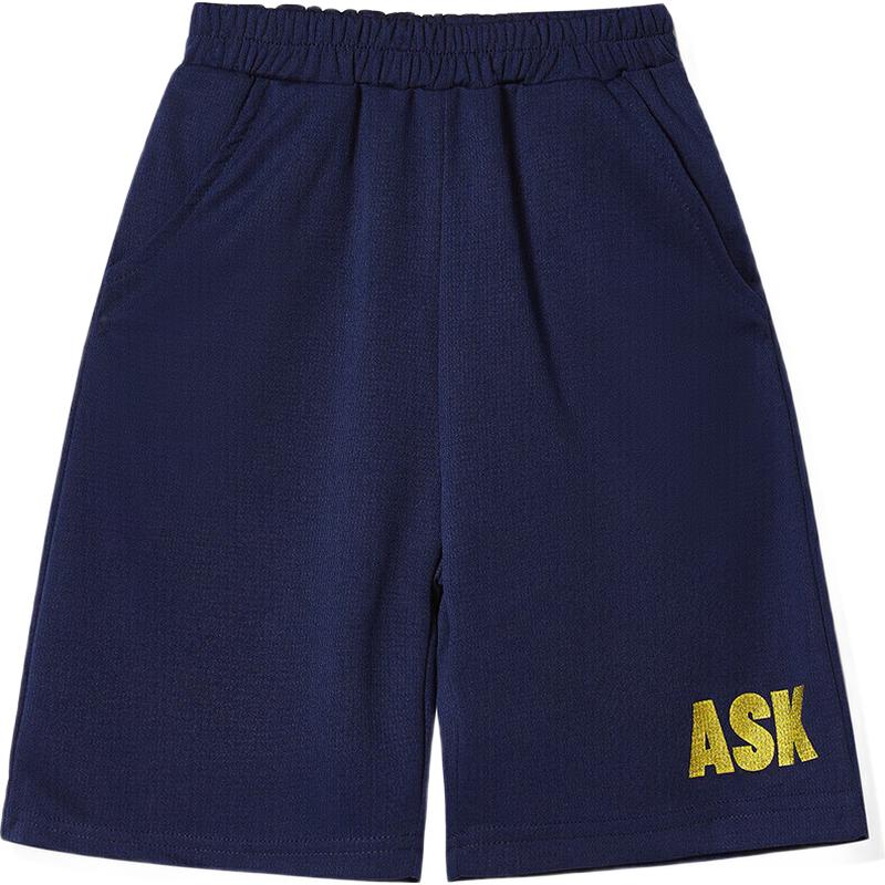 

ASK JUNIOR Boys Quick-Dry Breathable Ice-Feel Running Shorts S