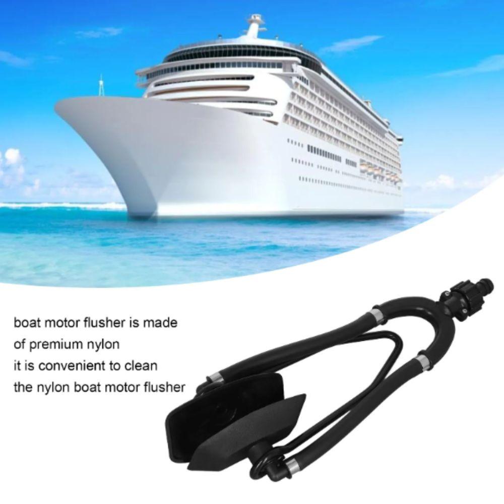 Dual Water Feed Engine Flusher Round Ear Cups Marine Boat Flusher  Saltwater Environment