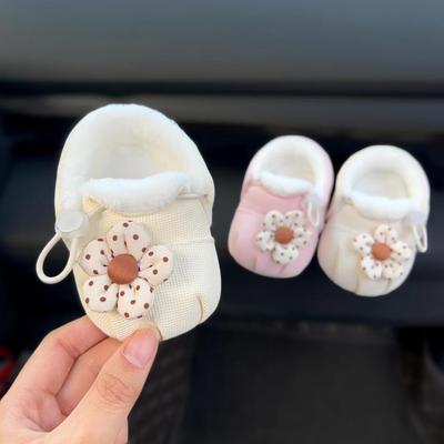 Winter Anti-Rutsch Baby Weichsohlen Schuhe & Socken für Laufanfänger, Säuglinge, Kleinkinder - Warme Erste Geburtstagschuhe für Herbst & Winter