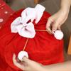 Creative Santa Claus Gift Bag Huge Candy Bag Xmas Decoration Plush Storage Pouch  New Year