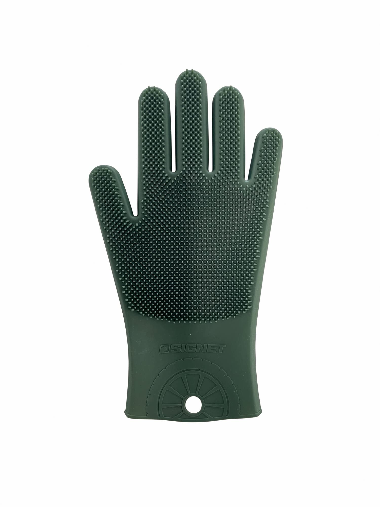 

SIGNET 49047 Car and Motorcycle Wash Brush, Wheel Wash, Double-Sided Silicone Car Wash Gloves, Toothbrush, OD Color