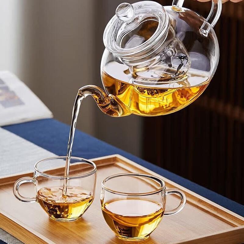DeOu XingGuang Borosilicate Glass Teapot