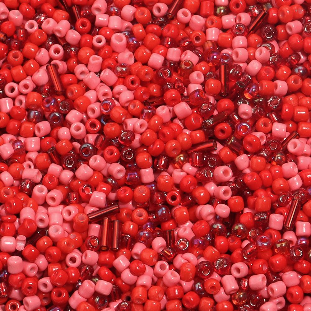 40g 3mm Glass Seed Beads Mixed Color Round Loose Spacer Glass Rice Beads For Jewelry Making DIY Bracelets Necklace Accessories