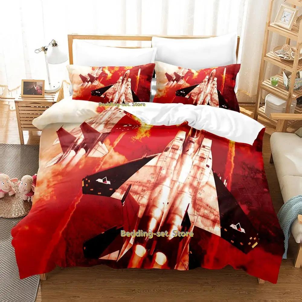 Spiel Ace Combat Bettwäscheset Einzelbett Twin Full Queen King Size Bettset Erwachsener Kind Schlafzimmer Bettbezugsets camas dormitorio
