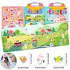 Children'S Early Childhood Education Focus Book Without Cutting Can Be Repeatedly Pasted With Do-It-Yourself Easter Bunny Jelly Sticker Book
