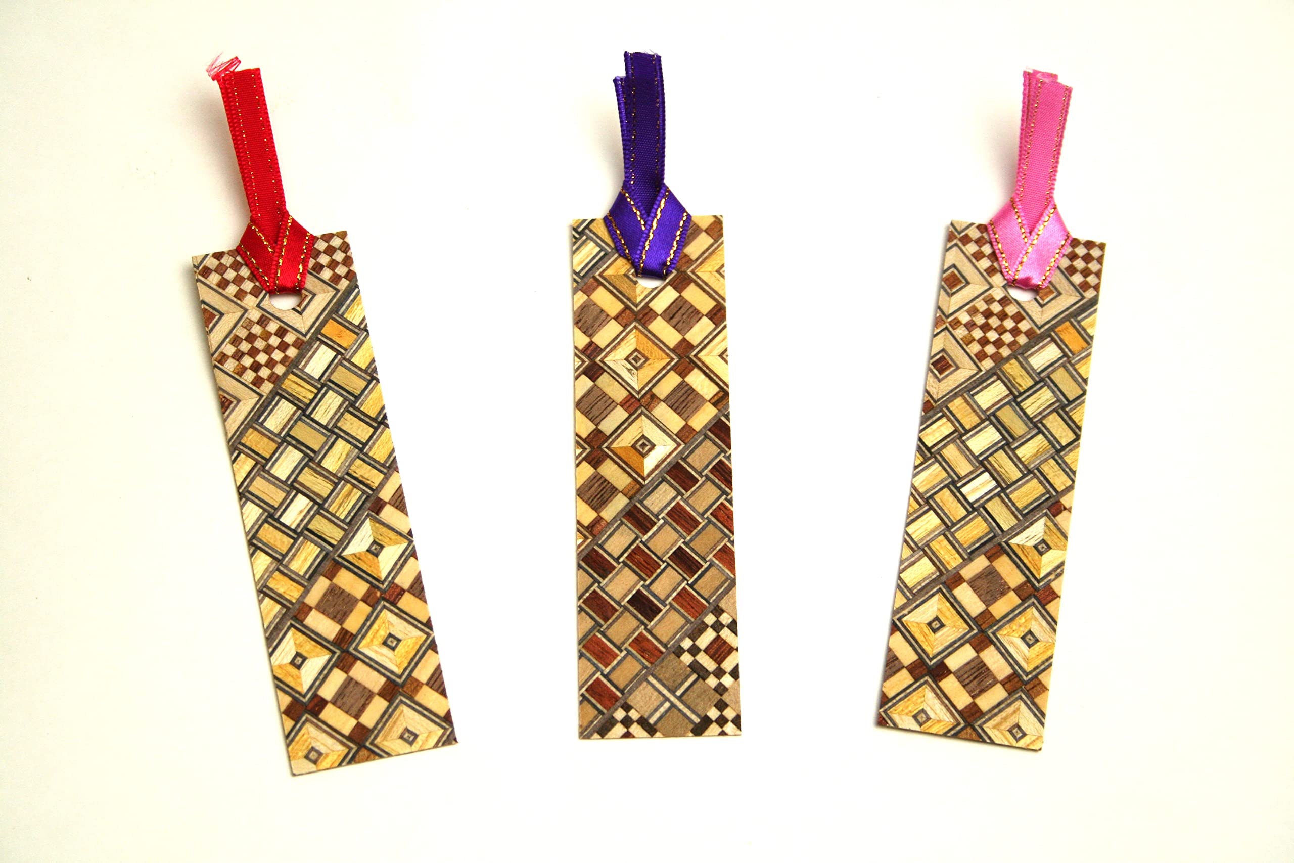 

Parquet bookmark set of 3