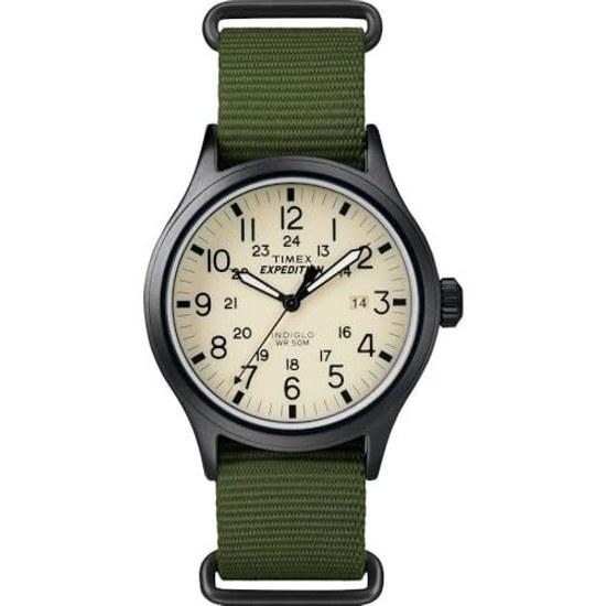 Orologio da uomo Timex Expedition Scout 40 Verde Nero Crema