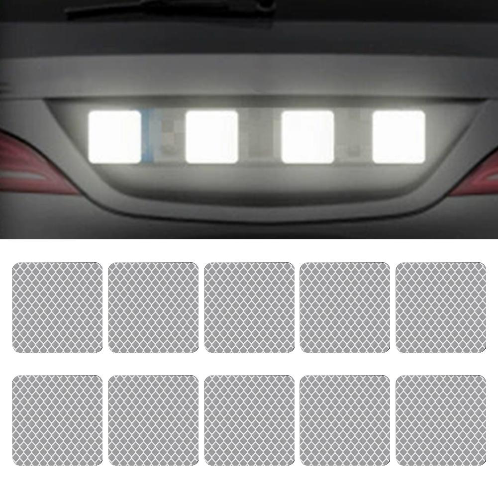10pc Round Reflective Stickers For Electric Motorcycles Reflective Tape Stickers For Cars Night Warning Reflective Truck Sticker