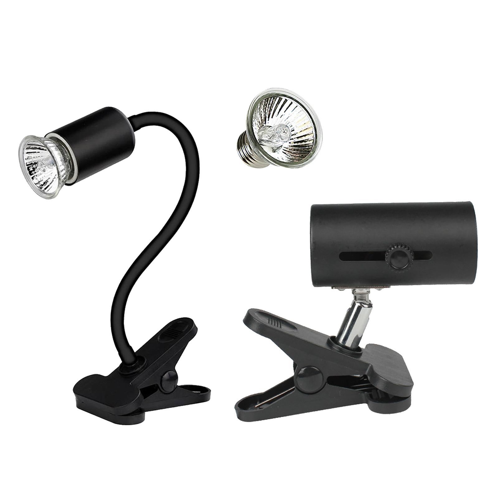 

Лампа для обогрева рептилий, зажимная лампа, держатель, лампа с УФ-B+УФ-A, зажим, аквариумная лампа 25W Bulbs