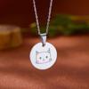 Cute Cat Stainless Steel Necklaces for Women Gold Color Animal Pet Pendant Necklaces Party Luxury Jewelry Birthday Gifts BFF