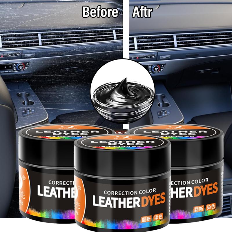 30ml Pintura para Cuero de Coche Crema para Zapatos Coloreado para Bolso Sofá Asiento de Coche Arañazo Tinte para Cuero Marrón Reparación Restauración Pintura de Cambio de Color