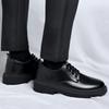 Luxury Men's Genuine Leather Business Formal Shoes British Style Men's Black Platform Lace Up Casual Shoes Zapatos De Cuero 2025