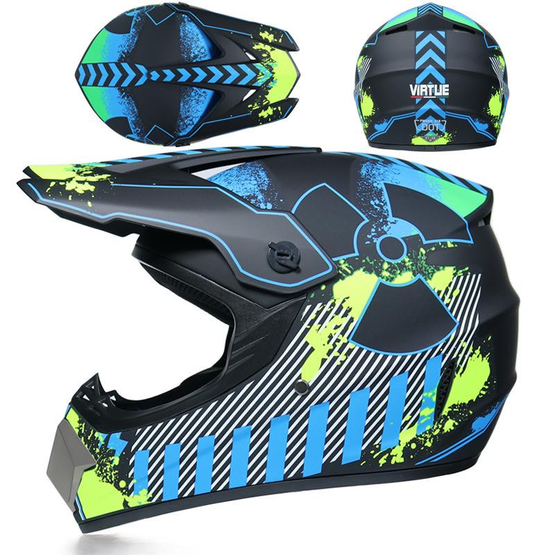 Off-road non-helmet motorcycle small off-road helmet racing lightweight mountain full-face helmet with goggles