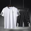 Mens Tracksuit Sportwear Set Casual Running Fitness Two -Piece Set