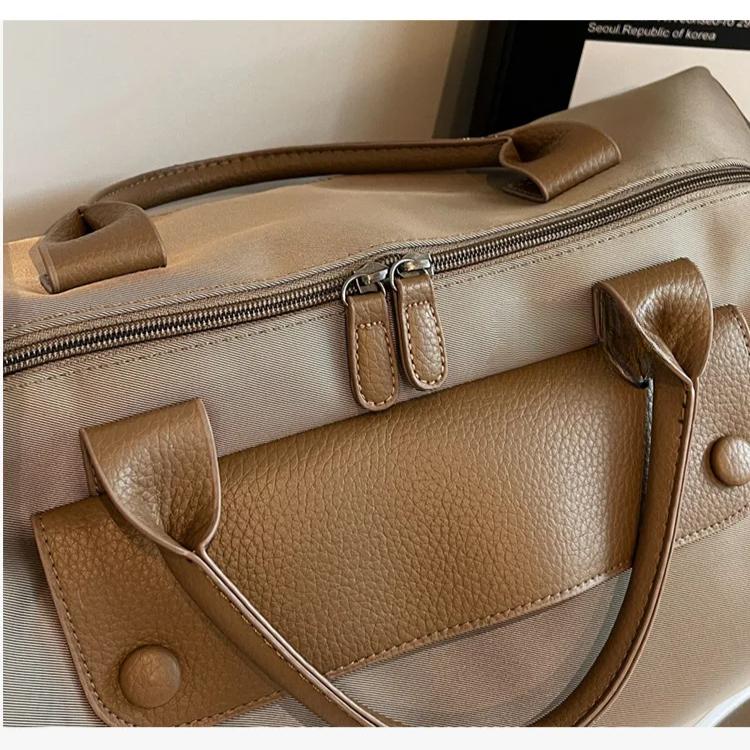 Fashion Korean Style Sports Bag Lightweight Oxford Travel Tote for Gym Swimming Beach Essentials High-capacity Sport Bags