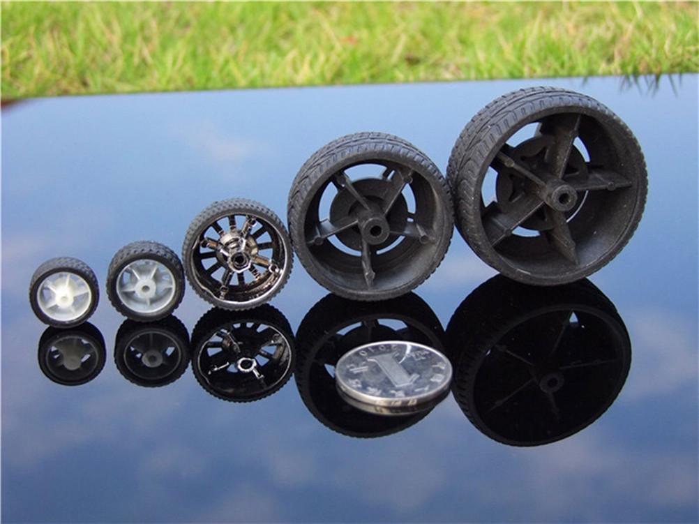 4Pcs Rubber Tire Wheel Rc Model Toy Car Accessories Dia16Mm 22Mm 26Mm 38Mm 48Mm