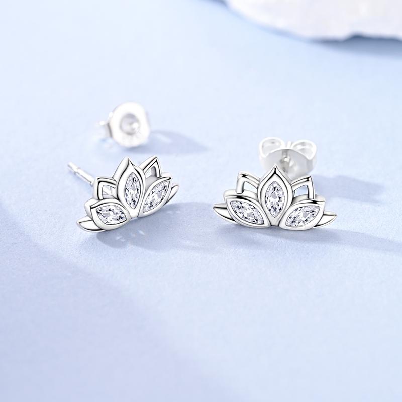 Original 925 Sterling Silver Tassel Earrings Women 2025 Zircon Ear Studs Sparkling Pave Hoop Earring Anniversary Jewelry Gift