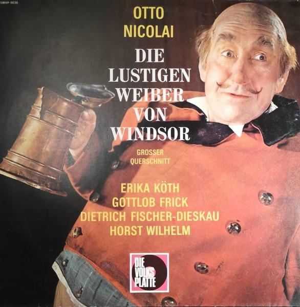 

LP Record OTTO NICOLAI Die Lustigen Weiber Von Windsor Gr SMVP8030 Die Volksplatte 1968 Germany Classical Used