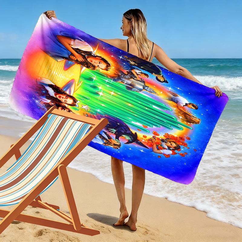 Fantasy Magic Adventure beach towel beach Portable for travel seaside quick-drying swim towel swim Comfort Fashion printing beach
