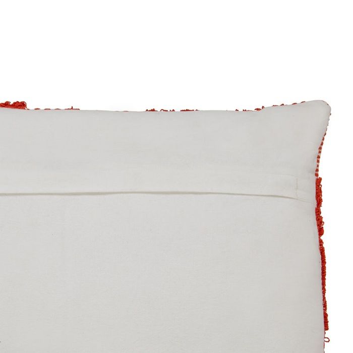 Coussin - Poppys - 38 X 58 Cm - Coton - Déhoussable - Orange