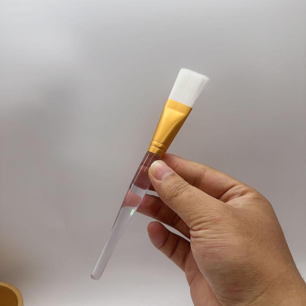 Soft Bristle & Silicone Mask Brush Set for DIY Beauty and Salon