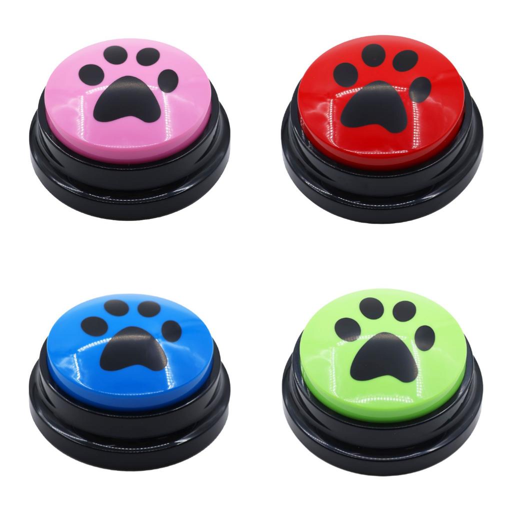 Plastic Communication Button Dog Sound Box Talking Toy Recordable Squeeze Box Interactive Voice Button For Pet Training