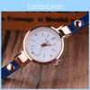 Fashionable Angel Pendant Bracelet Watch For Women With Sparkling Rhinestones And Pu Strap