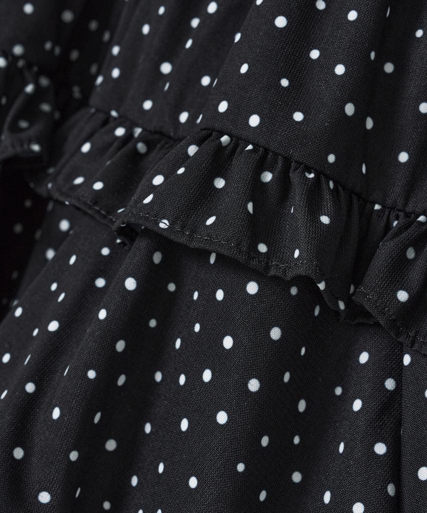 Midnight Move Frill Skirt (Dot)