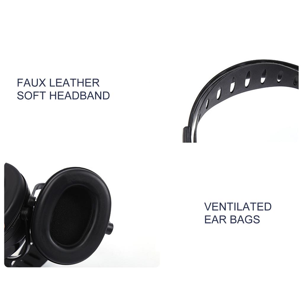 Noise Reduction Earmuff Industrial Grade Sound Protection Headphone 30DB Noise Cancelling Ear Defender for Mowing