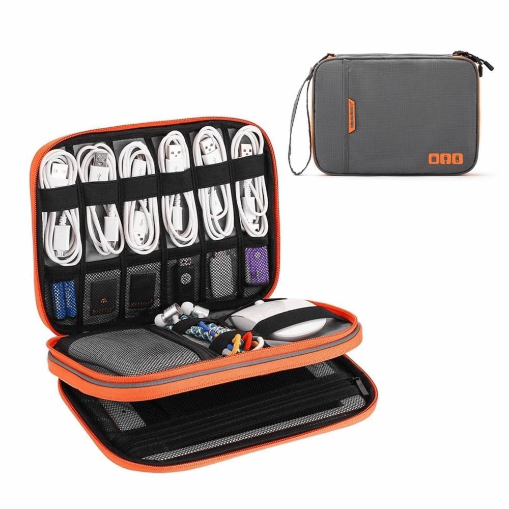 Multifunctional Travel Cable Organizer Bag Portable Digital Storage Case