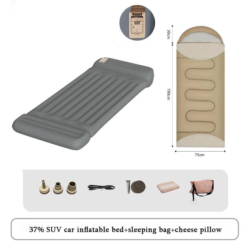 Universal Inflatable Car Mattress New Style Best Travel Sleeping Bed Camping Air Mattress Folding Suv Truck Sedan Sleep Rest Pad