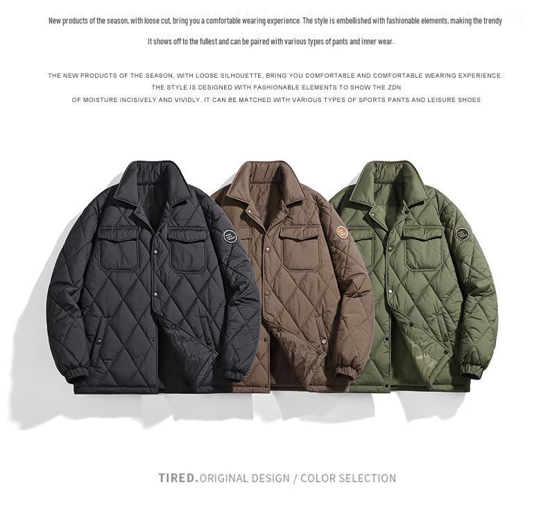 Live Broadcast Outdoor Sports Thick Warm Cotton Padded Jacket for Couples